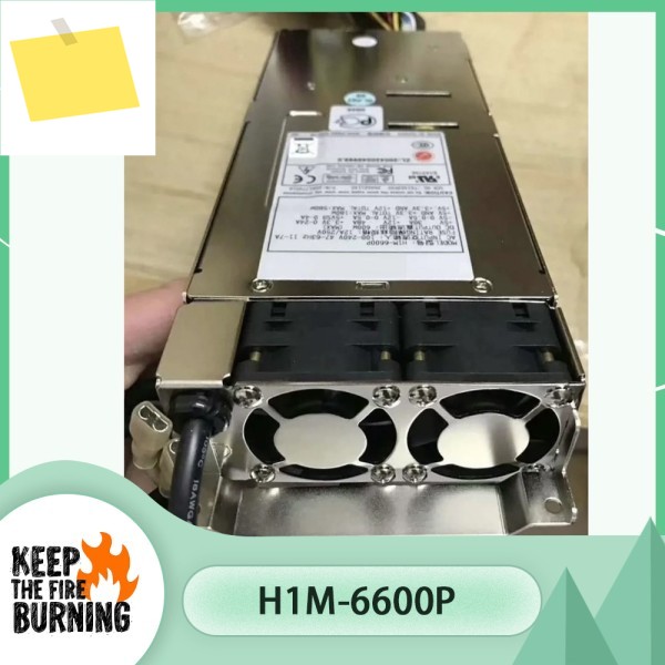 H1M-6600P 산업용 전원 공급 장치 1U 600W 제품 이미지