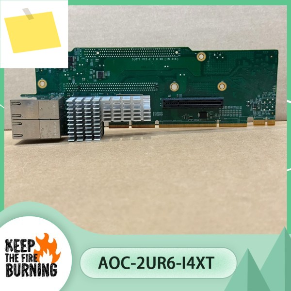 4포트 10기가비트 이더넷 카드 AOC-2UR6-i4XT 제품 이미지