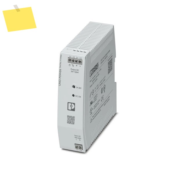 UNO2-PS1AC24DC120W - 1110466 Phoenix 스위칭 전원 공급 장치 제품 이미지