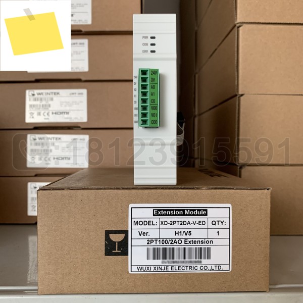 Xinjie PLC 아날로그 모듈 XD-2PT2DA-AV-ED 양방향 열 저항 출력 제품 이미지