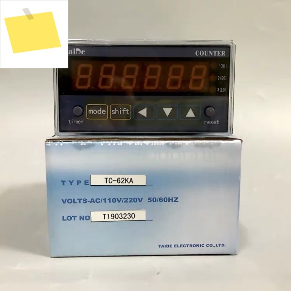 광저우 링헝 대만 TeiDe 카운터 TC-62KA 디지털 디스플레이 6자리 미터 1년 제품 이미지
