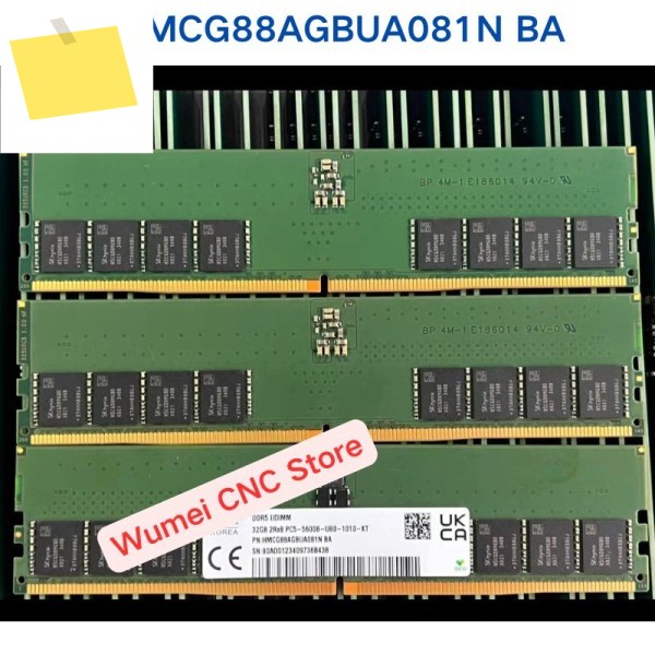 신품 32G ECC UDIMM 5600Mhz HMCG88AGBUA081N BA 데스크탑 메모리 모듈 1개 제품 이미지