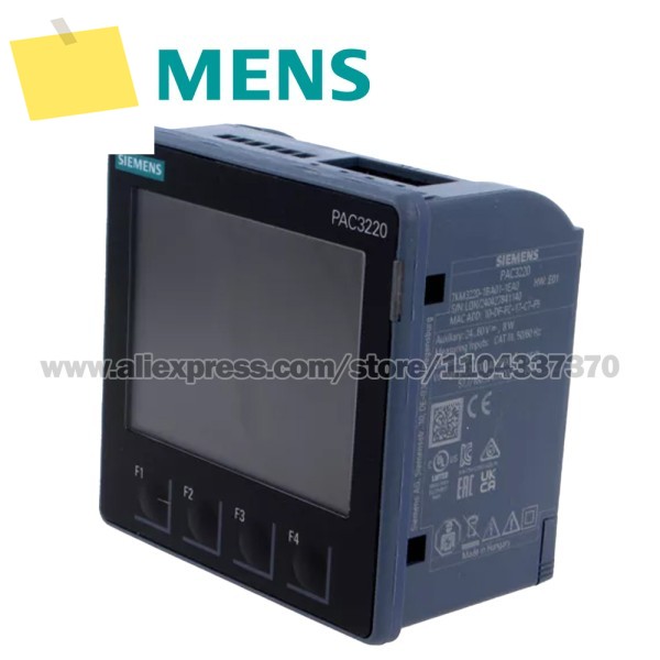 SIEMENS SENTRON PAC3220 LCD 96X96mm 전력 모니터링 장치 제어 패널 판넬 판네루 장비 7KM3220-1BA01-1EA0 제품 이미지