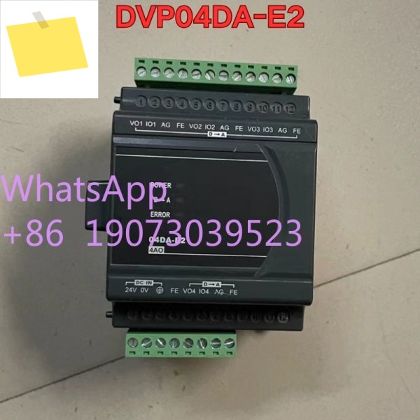 중고 PLC 모듈 DVP04DA-E2 기능 테스트는 정상입니다 제품 이미지