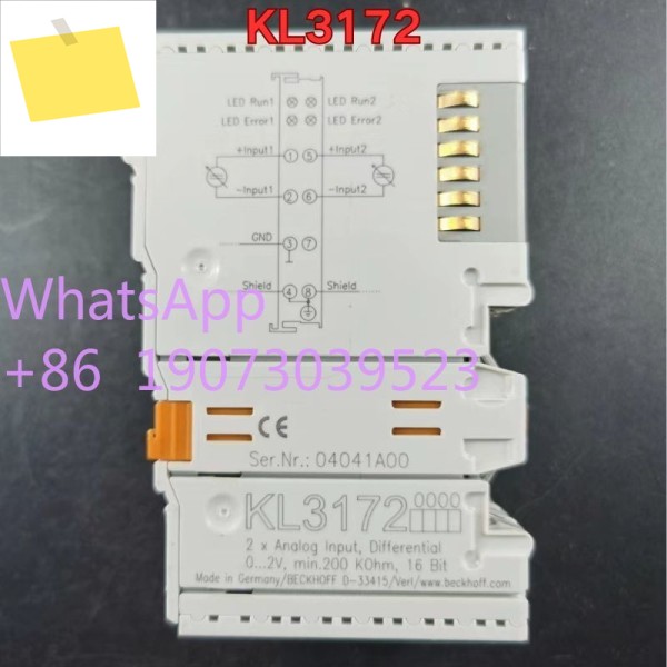 중고 Beckhoff 모듈 KL3172 기능 테스트는 정상입니다 제품 이미지