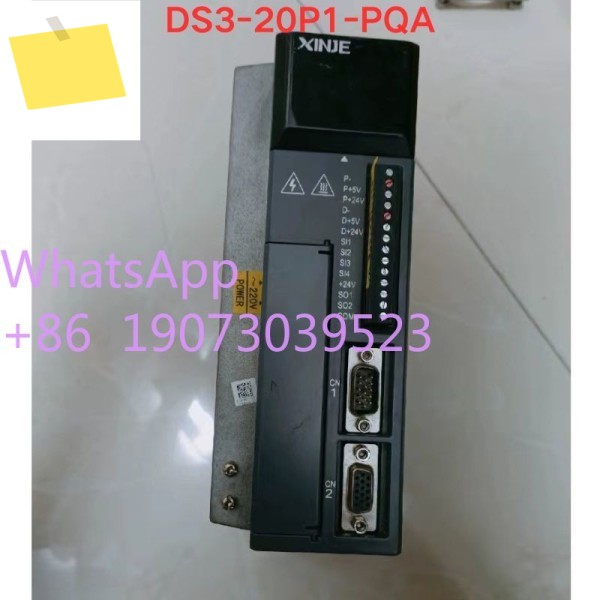 중고 Xinjie 서보 드라이버 DS3-20P1-PQA 기능 테스트는 정상입니다 제품 이미지