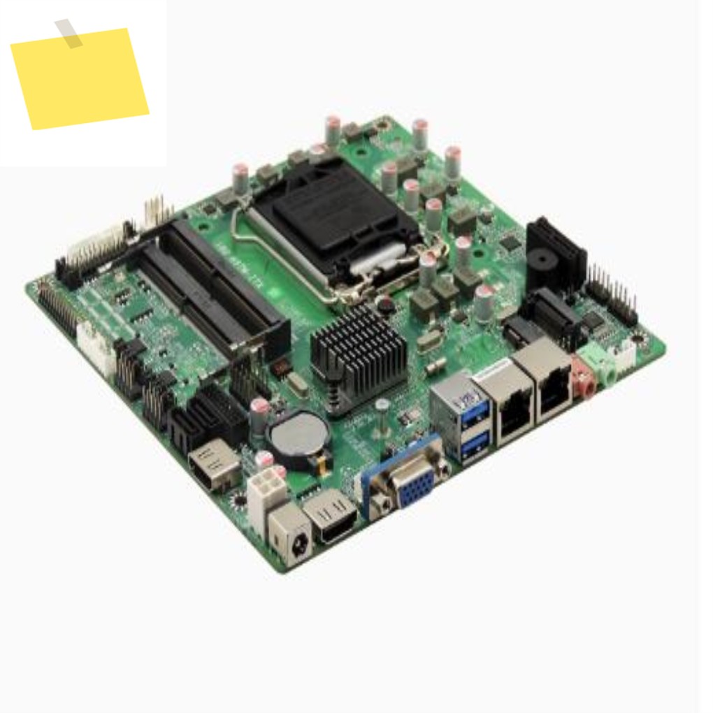 H510 Mini-ITX 마더보드, 11 코어 i3, LGA1200 CPU, IPC SBC 임베디드 초박형 2COM 2LAN DC-19V LPT 제품 이미지
