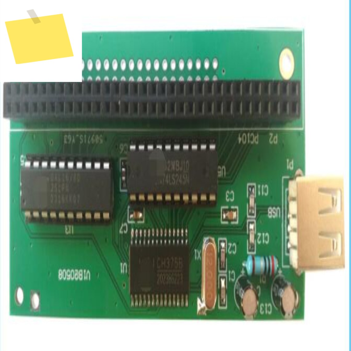 PC104-USB 확장 카드 ISA-USB 디스크 인터페이스-USB 어댑터 산업 제어용 제품 이미지