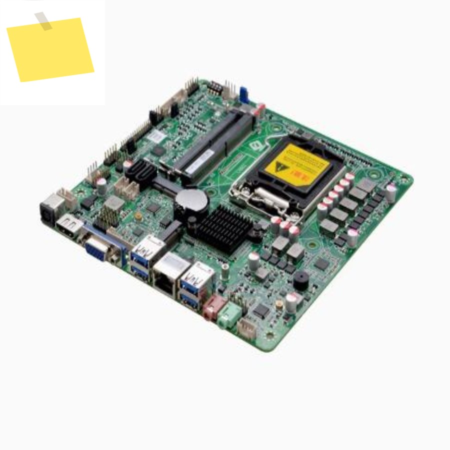 H410 Mini-ITX 마더보드, 코어 i3, LGA1200 CPU, IPC SBC 임베디드 초박형 COM LAN DC12-19V EDP LVDS 제품 이미지