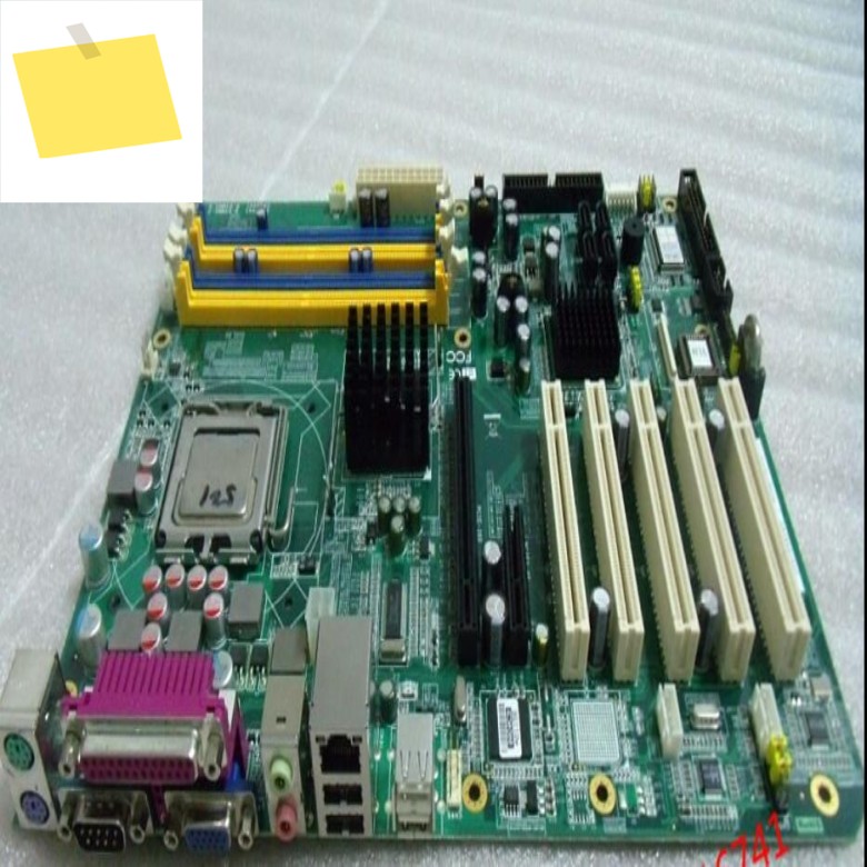AIMB-762VGG2 REV.A1 100% OK 오리지널 임베디드 IPC 메인보드 ATX 산업용 마더보드 5PCI 2COM RAM LGA775 CPU 포함 제품 이미지