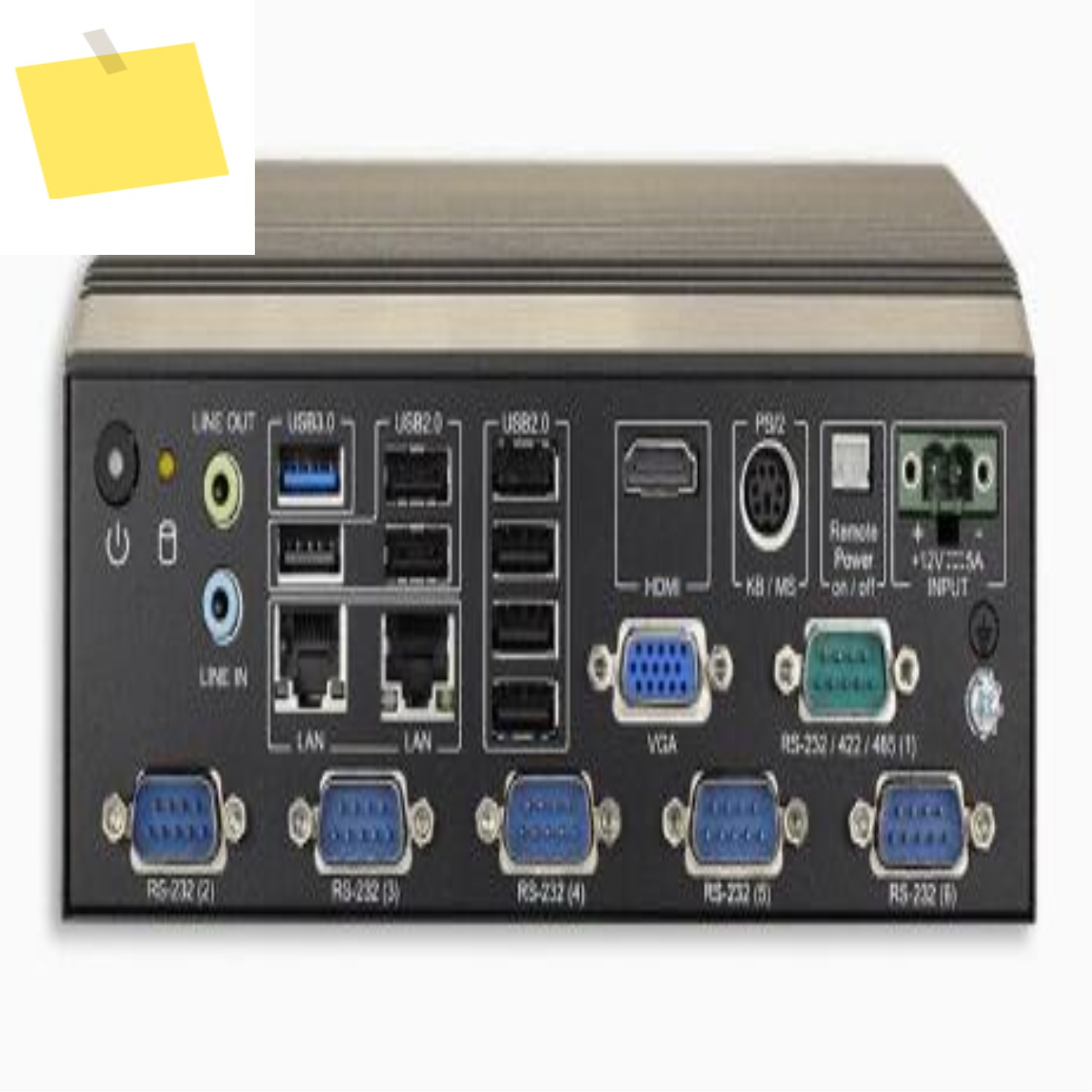AIMC-2000 팬리스 임베디드 산업용 컴퓨터, 미니 PC, 쿼드 코어 J1900 VGA 6COM 8USB 2LAN DC-12V 제품 이미지