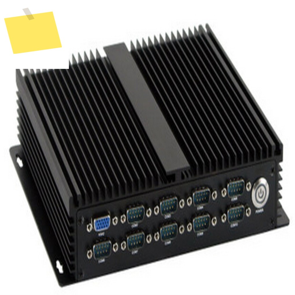 GS-S2220-10COM 컴퓨터 팬리스 미니 산업용 박스 PC, 인텔 1037U 1LPT, 2 기가 이더넷, VGA 베어본 12V 제품 이미지