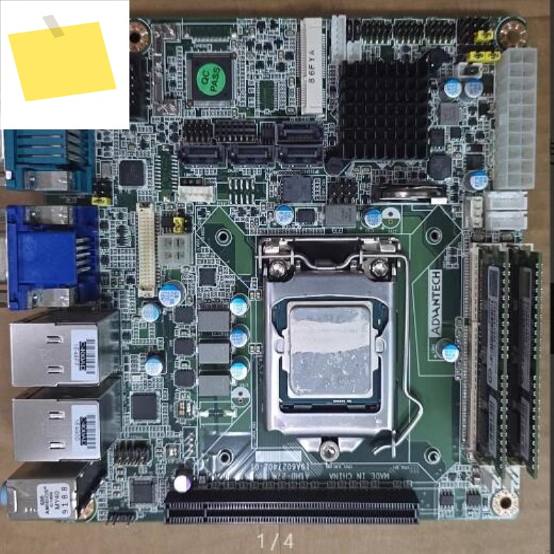 AIMB-274G2 오리지널 브랜드 Mini-ITX IPC 임베디드 메인보드 mITX 산업용 마더보드 Rev. Q87 COM 메모리 CPU를 탑재한 A1 제품 이미지