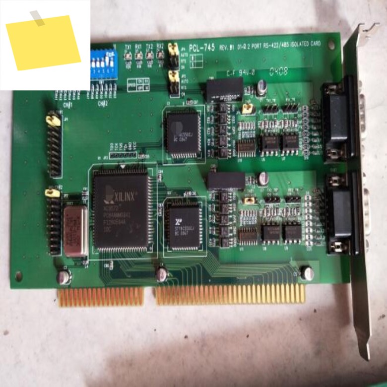 PCL-745 REV.B1 100% 테스트 OK 오리지널 절연 RS-232 RS-485 직렬 포트 카드, 2 COM ISA 버스 제품 이미지