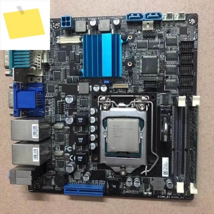 EMB-H61A Mini-ITX 마더보드 Intel CPU IPC SBC 임베디드 메인보드COM LAN DC-12V 포함 제품 이미지