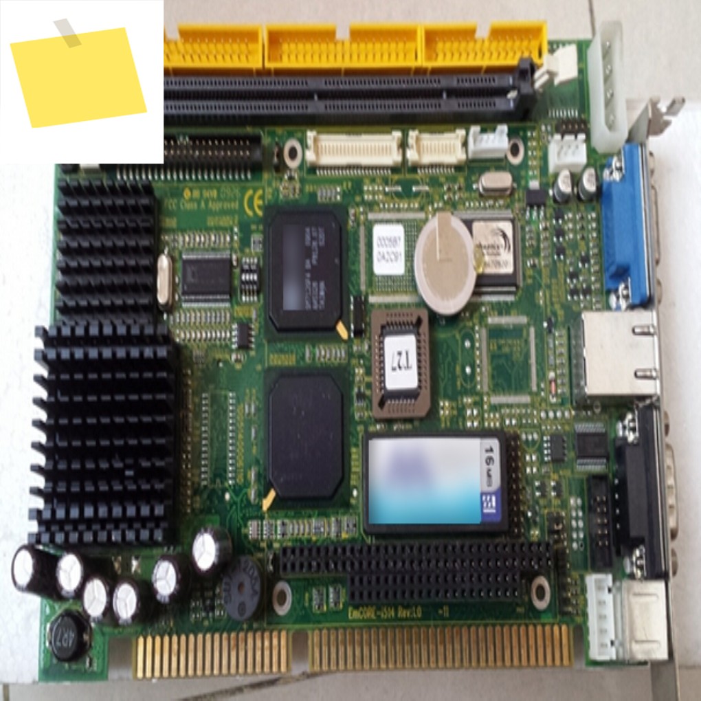 EmCORE-i514 100% OK 기존 IPC ISA 보드 산업용 마더 하프 사이즈 CPU 카드 PICMG1.0 메인 RAM 포함 제품 이미지
