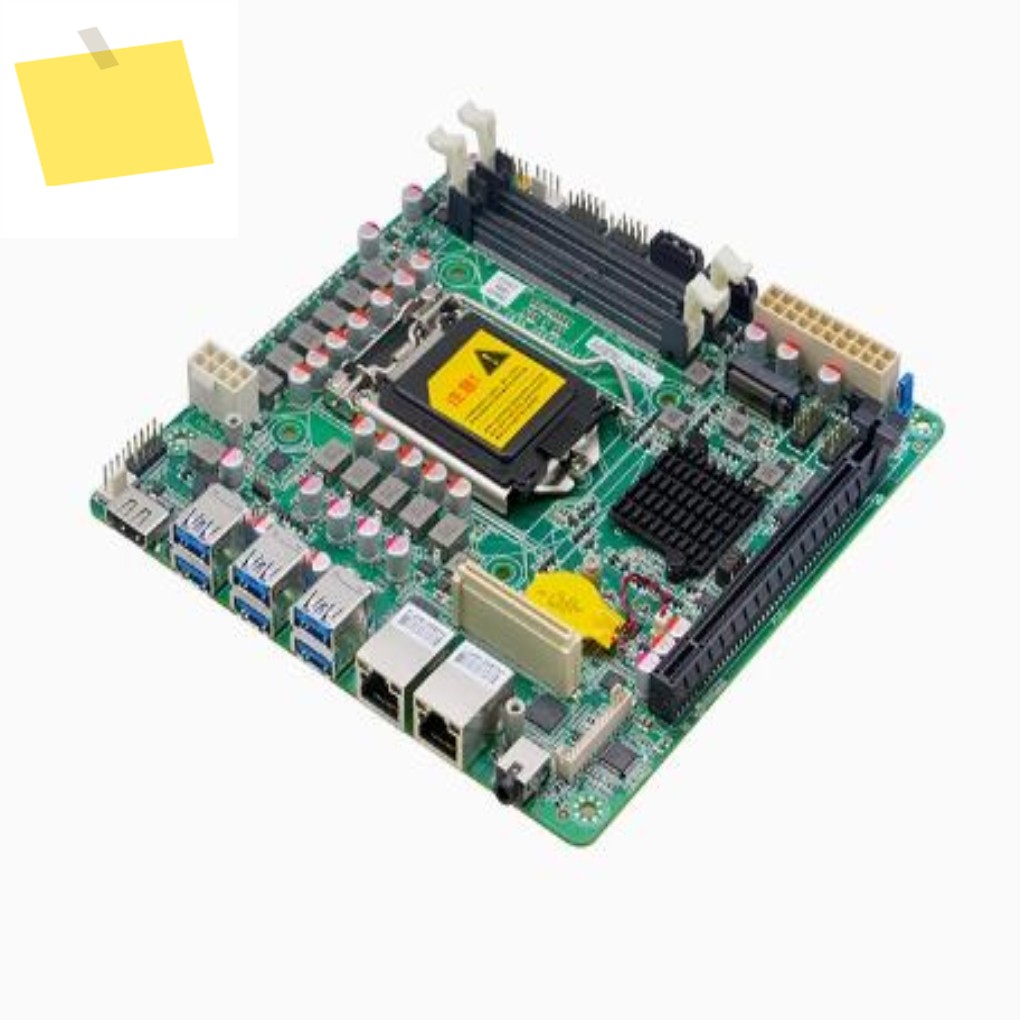 Mini-ITX SBC IPC 메인보드 산업용 Z590 지지대 10 11 번째 LGA1200 CPU, 2 COM ~ 6 LAN PS2 VGA 제품 이미지
