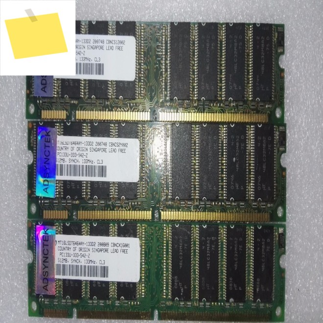512MB SDRAM PC133 100% OK 오리지널 168 핀 디밍 메모리, 데스크탑 마더보드, 산업용 CPU용 램 제품 이미지