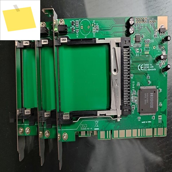 PCI to 카드, SRAM 리더, ATA P2 A2 16 비트, 32 CARDBUS 기능 지원, RicoR5C485 칩, P2CB485, 새제품 제품 이미지