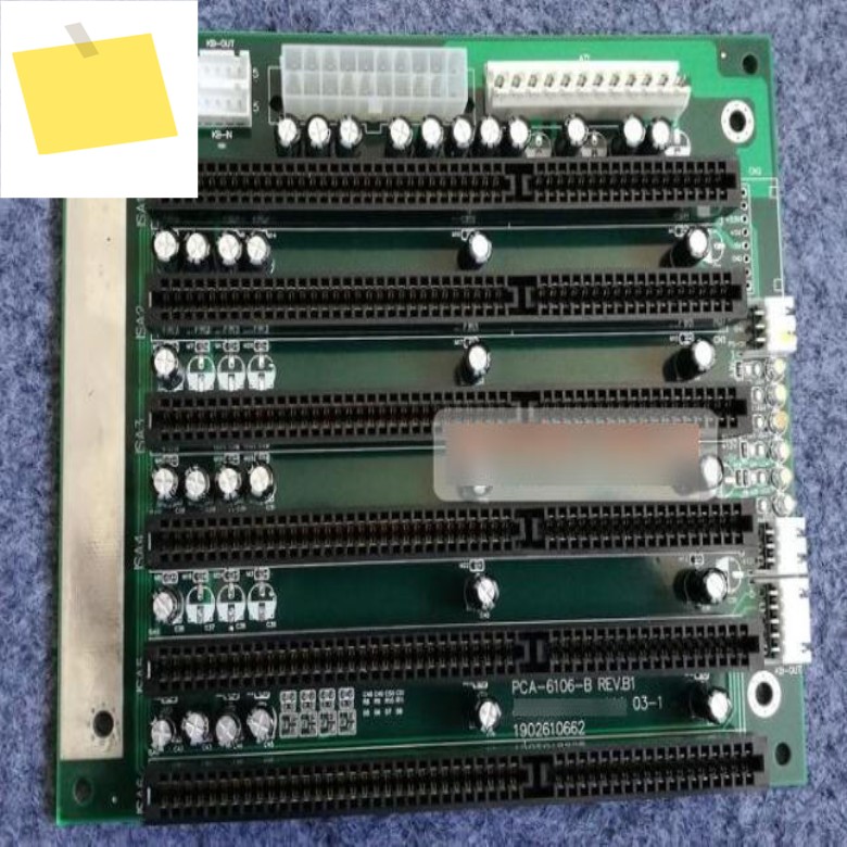 산업용 패시브 백플레인 하프 사이즈 CPU 카드, ATXAT 전원 인터페이스 지원, IPC 6 ISA PCA-6106 버스 슬롯, 새제품 제품 이미지