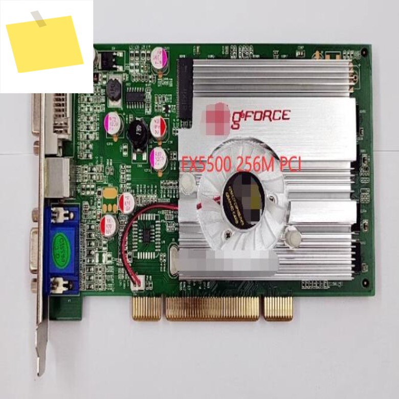 FX5500 PCI 그래픽 카드 DDR 256M 128M 비디오 카드CRT DVI S-Video 포함 제품 이미지