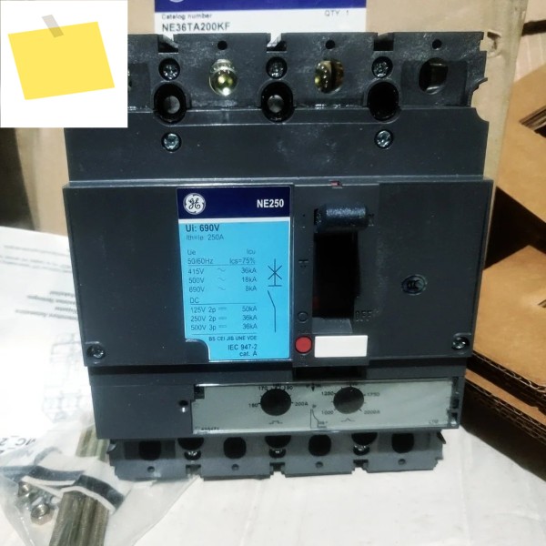 GE 일반 회로 차단기 NE46TA200KF NE250 4P 100-200A 제품 이미지
