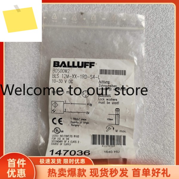 프로모션 신품 Balluff BOS00W2 BLS 12M-XX-1RD-S4-L은 과 동일한 날에 됩니다. 제품 이미지