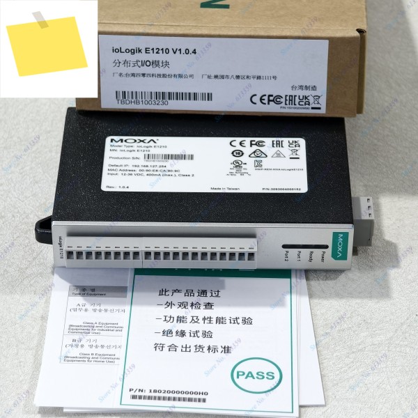 1PC MOXA ioLogik E1210 2 도로 네트워크 입구 16 DI IO 컨트롤러 새 제품 정품 제품 이미지