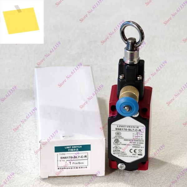 1PC SN6170-SL7-C-R Pull Rope Switch 2NC 1NO manual reset 5.5-6kg 제품 이미지