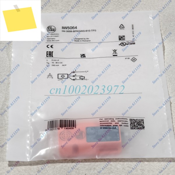 1PC IW5064 신품 오리지널 정품 IFM 유도 센서 IW-3008-BPKGAS-610-TPS 제품 이미지