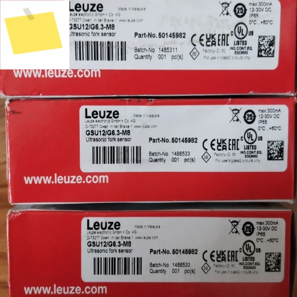 1개 GSU12G6.3-M8 50145982 LEUZE 새제품 정품 초음파 홈 센서 제품 이미지