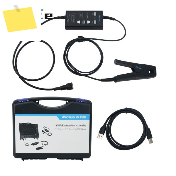 Micsig CP2100A 800KHz 10A100A AC DC 전류 프로브 USB 전원 공급 오실로스코프용 BNC 인터페이스 포함 제품 이미지