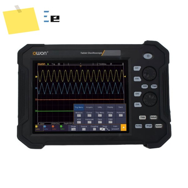 70MHz100MHz 4채널 81214비트 휴대용 태블릿 디지털 오실로스코프8인치 멀티포인트 터치스크린 포함 제품 이미지