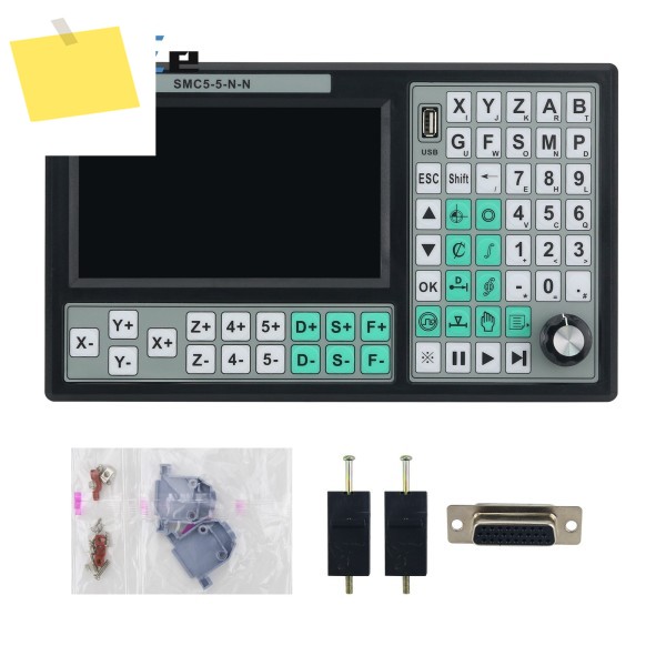 SMC5-5-N-N 5축 CNC 오프라인 컨트롤러 7인치 LCD를 갖춘 고성능 32비트 CPU 모션 제품 이미지
