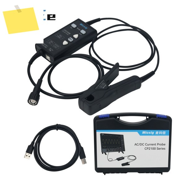 Micsig 2.5MHz 800KHz 10A100A AC DC 전류 프로브 USB 전원 공급 BNC 인터페이스 포함 오실로스코프용 제품 이미지
