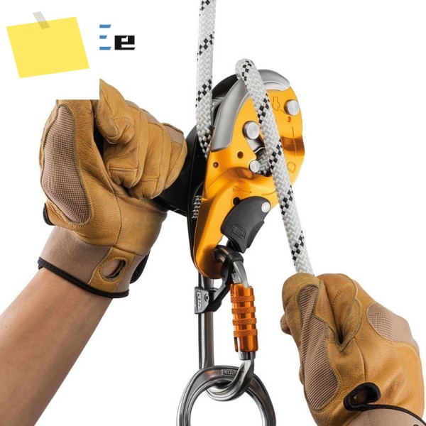 D021 RIG 컴팩트 로프 액세스 셀프 브레이킹 디센더 리프트 리타더 내장형 AUTO-LOCK 시스템 인체공학적 핸들 PETZL용 제품 이미지
