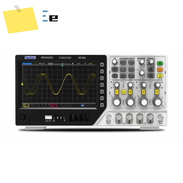 Hantek 100MHz200MHz 4채널 다기능 오실로스코프 1GSas 샘플링 및 7인치 터치스크린 제품 이미지