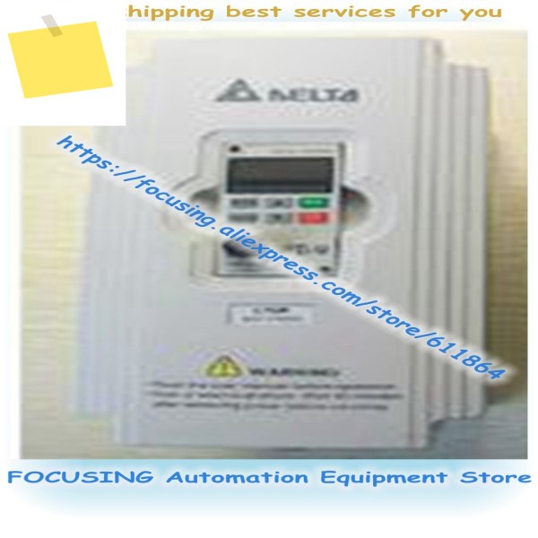 신품 원본 380V 0.75KW 1HP 0.1~400Hz 주파수 변환기 VFD007M43B 제품 이미지