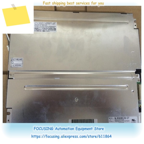 NL8060BC26-27 10.4 인치 LCD 스크린 패널 판넬 판네루 90% 신품 테스트된 27 A 제품 이미지