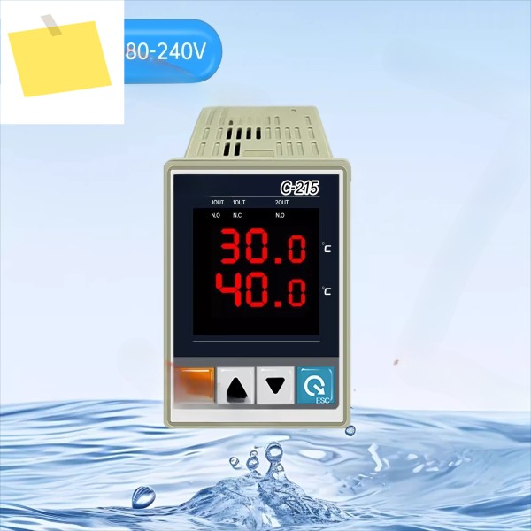 온도 차이 컨트롤러 태양열 집열기 물 탱크 LC-215B+프로브 포함 제품 이미지