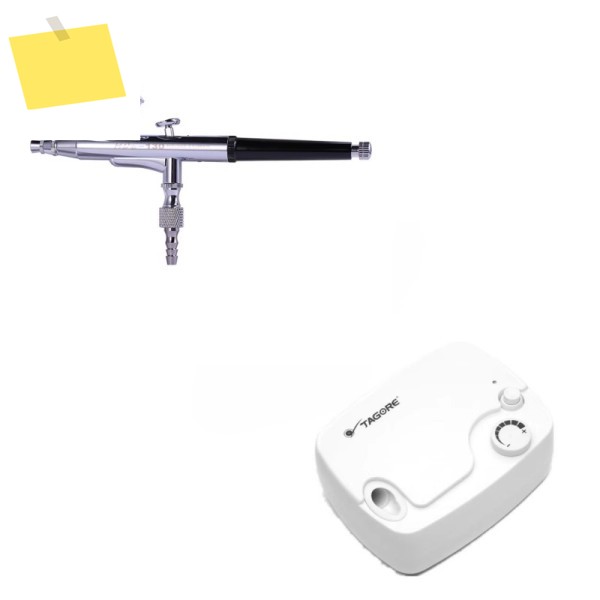 Tu-rtle Pump 220V 미니 뷰티 산소, 보습, 착색, 스프레이 페인트 공기 펌프 세트 제품 이미지
