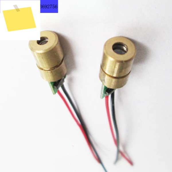 2pcs 6.5x18mm 650nm 5mw 산업용 적색광 소형 도트 포지셔닝 레이저 헤드 초고전력 다이오드 모듈 제품 이미지