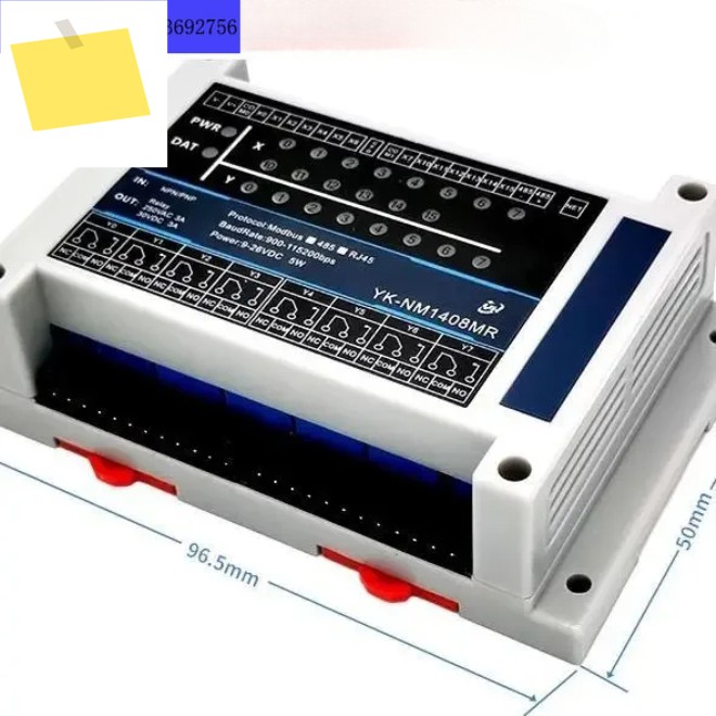 ModbusRTU PLC 확장 획득 io 모듈 스위칭 입력 및 출력 RS485 네트워크 포트 NPNPNP 제품 이미지