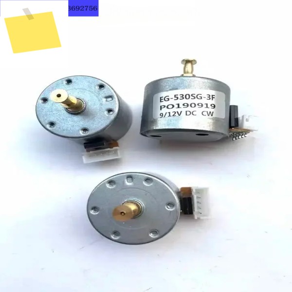 5개 검정색 접착제 턴테이블 축음기 모터 EG-530SG-3F 912V DC 정방향 회전 새 제품 제품 이미지