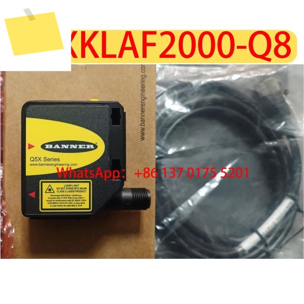 Q5XKLAF2000-Q8 신품 광학 센서, IO-Link 인터페이스, 0-30V dc, 클래스 2 소스 제품 이미지