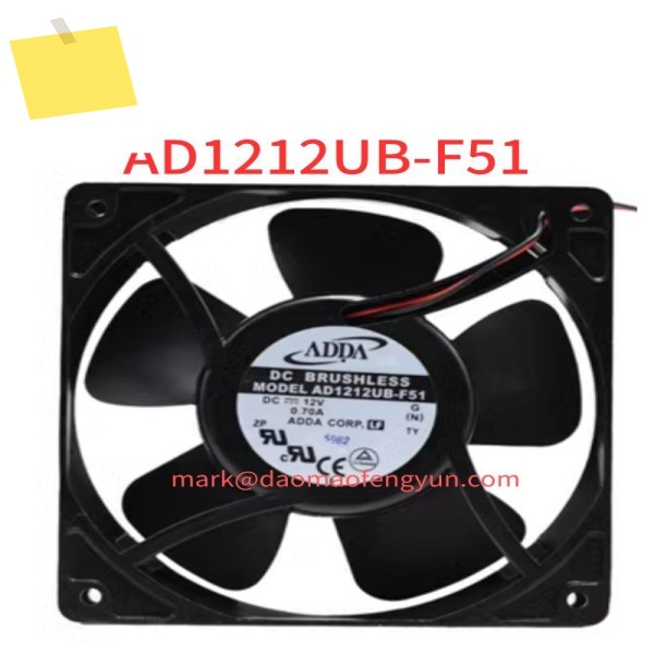 완전히 신품 ad1212ub-f511203812V UPS 냉각 팬, 축류 0.70 a 알루미늄 쉘 제품 이미지