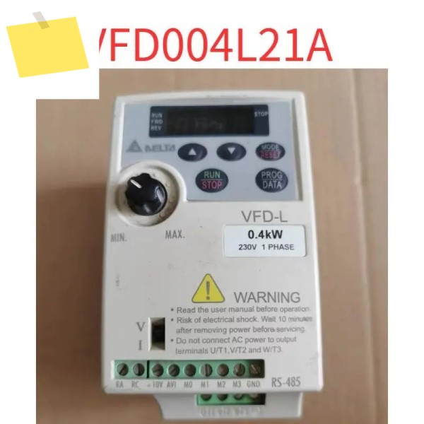 VFD004L21A 델타 VFD-L 시리즈 인버터 테스트 완료 정상 0.4kw220v 제품 이미지