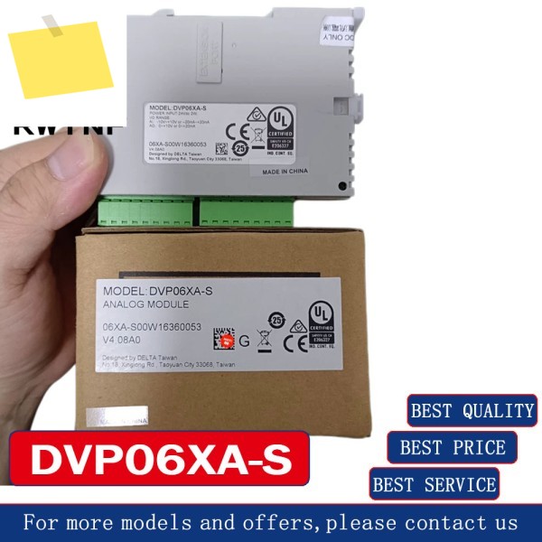 신품 DVP06XA-S 델타 프로그래머블 로직 컨트롤러 100% 제품 이미지