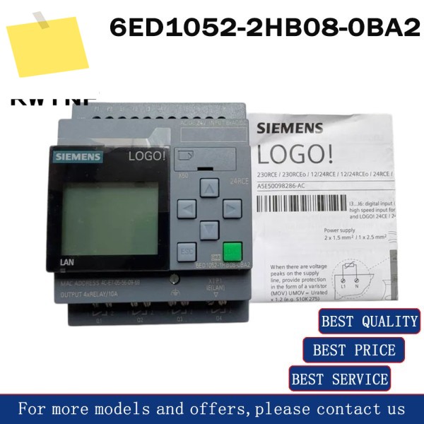 신품 6ED1052-2HB08-0BA2 SIEMENS LOGO! 24RCE 로직 모듈, 100% 창고 제품 이미지