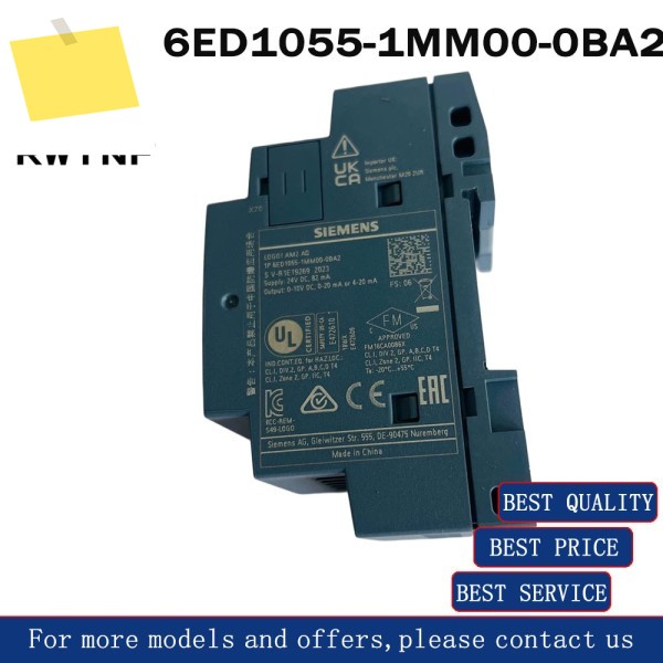 신품 6ED1055-1MM00-0BA2 SIEMENS AM2 AQ, DC24V, 아날로그 출력 모듈, 100% 창고 제품 이미지